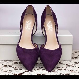 Franco Sarto Suede Leather Wedges